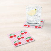 Cherry Paper Square Coasters スクエアペーパーコースター (インサイチュ)