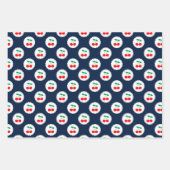 Cherry Pattern – Retro Fruit Gift & Decor ラッピングペーパーシート (正面2)