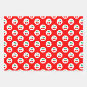 Cherry Pattern – Retro Fruit Gift & Decor ラッピングペーパーシート (正面)
