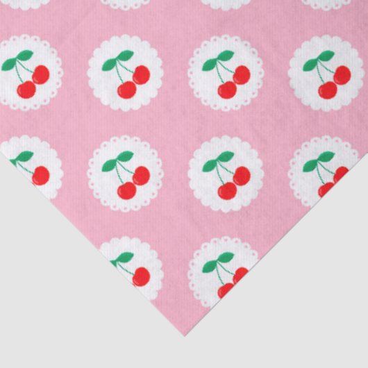 Cherry Pattern – Retro Fruit Gift & Decor 薄葉紙 (詳細)