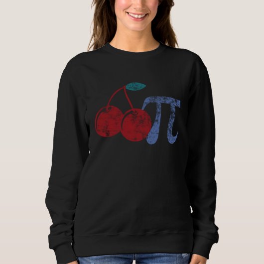 Cherry Pi Day Pi Math Science STEM Teacher 3 14 Pi スウェットシャツ (正面)
