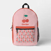Cherry Printed Backpack プリントバックパック (正面)
