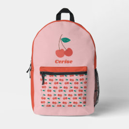 Cherry Printed Backpack プリントバックパック