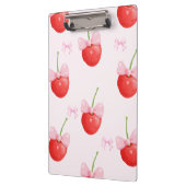 cherry red and pink back to school クリップボード (左)