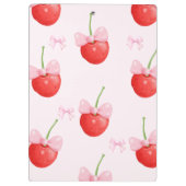 cherry red and pink back to school クリップボード (裏面)
