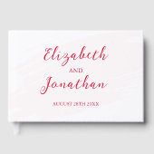 Cherry Red Wedding ゲストブック (正面)