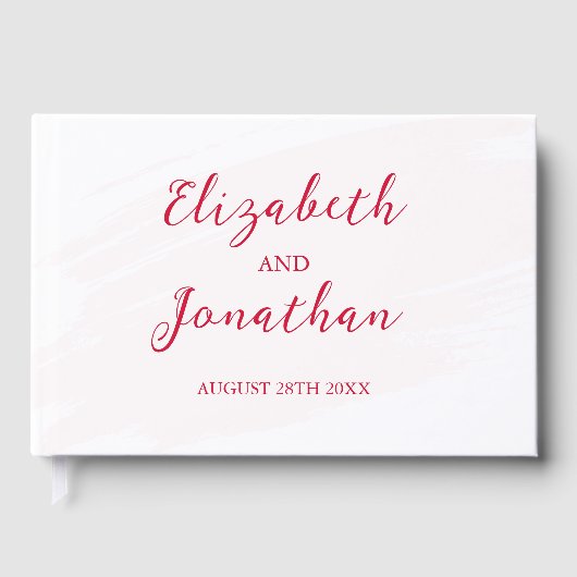 Cherry Red Wedding ゲストブック (正面)