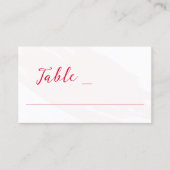 Cherry Red Wedding プレイスカード (正面)