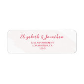 Cherry Red Wedding ラベル (正面)