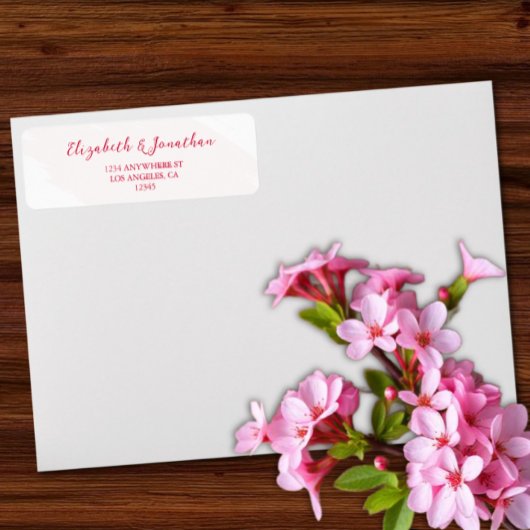 Cherry Red Wedding ラベル