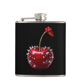 Cherry Rock Style Stainless Steel Flask フラスク