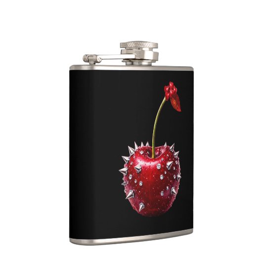 Cherry Rock Style Stainless Steel Flask フラスク (右)