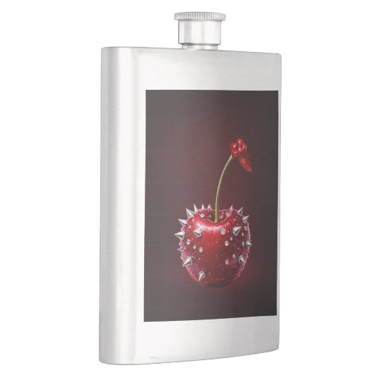 Cherry Rock Style Stainless Steel Flask フラスク (右)