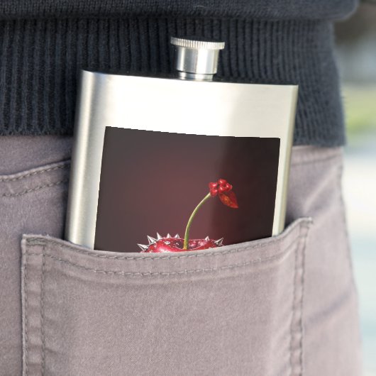Cherry Rock Style Stainless Steel Flask フラスク (インサイチュ)