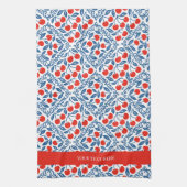 Cherry Rustic Farmhouse French Country キッチンタオル (縦)