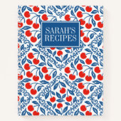 Cherry Rustic Farmhouse French Country Recipe ノートブック (正面)