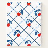 Cherry Rustic Farmhouse Windowpane Recipe ノートブック (裏面)