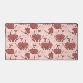 Cherry Samurai Cute Fruit  デスクマット (正面)