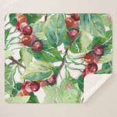 Cherry Seamless Pattern シェルパブランケット (正面(横))