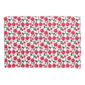 Cherry Seamless Pattern, Red Fruit Pattern, 枕カバー (正面)