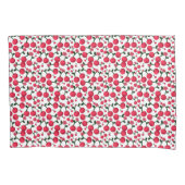 Cherry Seamless Pattern, Red Fruit Pattern, Cute C 枕カバー (正面)