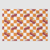 Cherry Skull Checkerboard – Alt Aesthetic 薄葉紙 (正面)