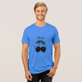 Cherry Skulls – Gothic Fruit Fusion トライブレンドＴシャツ (正面全面)