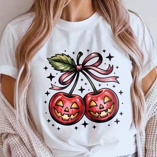 Cherry Spooky season halloween Tシャツ