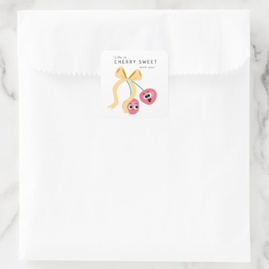 CHERRY SWEET スクエアシール (バッグ)