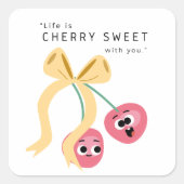 CHERRY SWEET スクエアシール (正面)