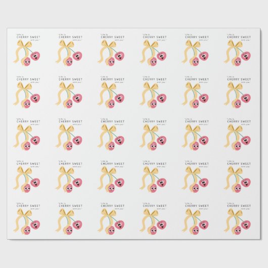 CHERRY SWEET ラッピングペーパー (フラット)