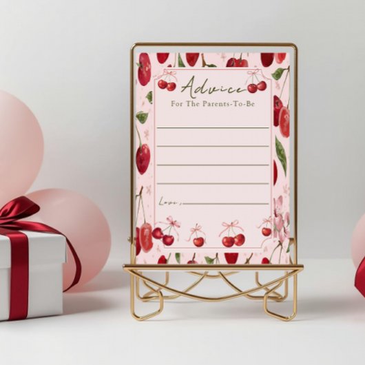 Cherry Sweet Advice for parents