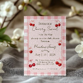 Cherry Sweet - Baby Shower Invitation 招待状