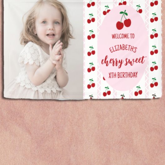 Cherry Sweet Birthday 横断幕