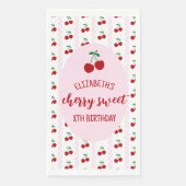 Cherry Sweet Birthday Napkins (正面)