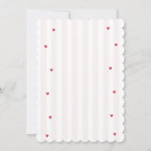 Cherry Sweet Coquette Girl Birthday 招待状 (裏面)