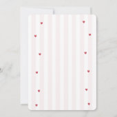 Cherry Sweet Coquette Girl Birthday 招待状 (裏面)