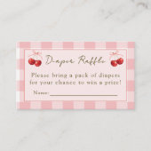 Cherry Sweet - Diaper Raffle Card エンクロージャーカード (正面)