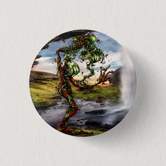 Cherry Time Button 缶バッジ (正面)