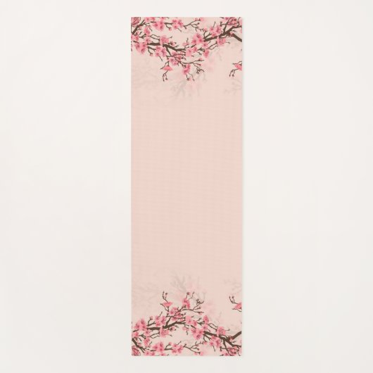 Cherry Tree Blossom - Sakura Branch ヨガマット (正面)