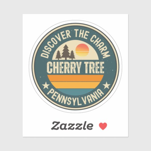 Cherry Tree, Pennsylvania シール (シート)