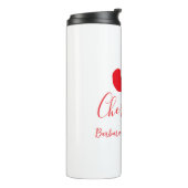 Cherry two 2nd birthday red cherry kids simple  タンブラー (回転左)