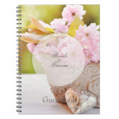 Cherryflows editable結婚's guest book ノートブック (正面)