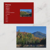 Cherrypatchの少し池上のWhiteface山 名刺 (正面/裏面)