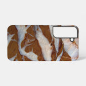 ChertおよびQuartz Rockテクスチャ Samsung Galaxyケース (裏面横)