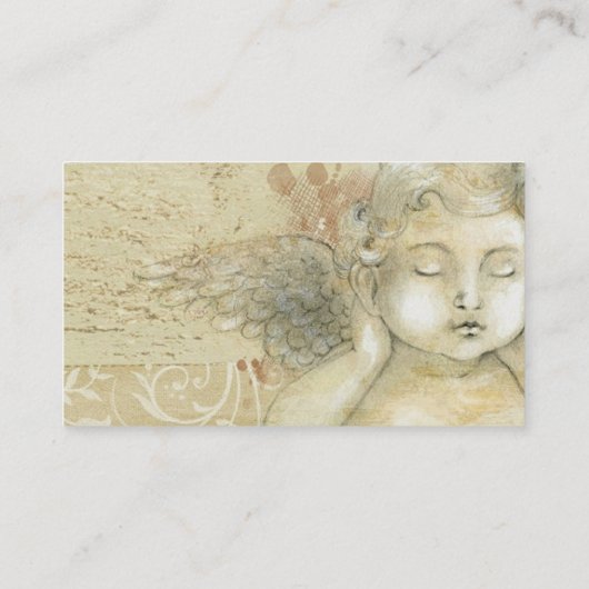 Cherubおよび金ゴールドバラ名刺 名刺 (裏面)