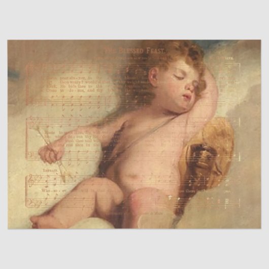 Cherubとホリデー饗宴ミュージックシート 薄葉紙 (正面)