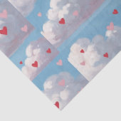 Cherubとcupidsは余波を愛している。空のハート 薄葉紙 (詳細)