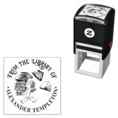 Cherub運落山図書庫名 セルフインキングスタンプ (インサイチュ)