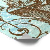 Cherub Angel French Architecture Poster Banner ポスター (角)